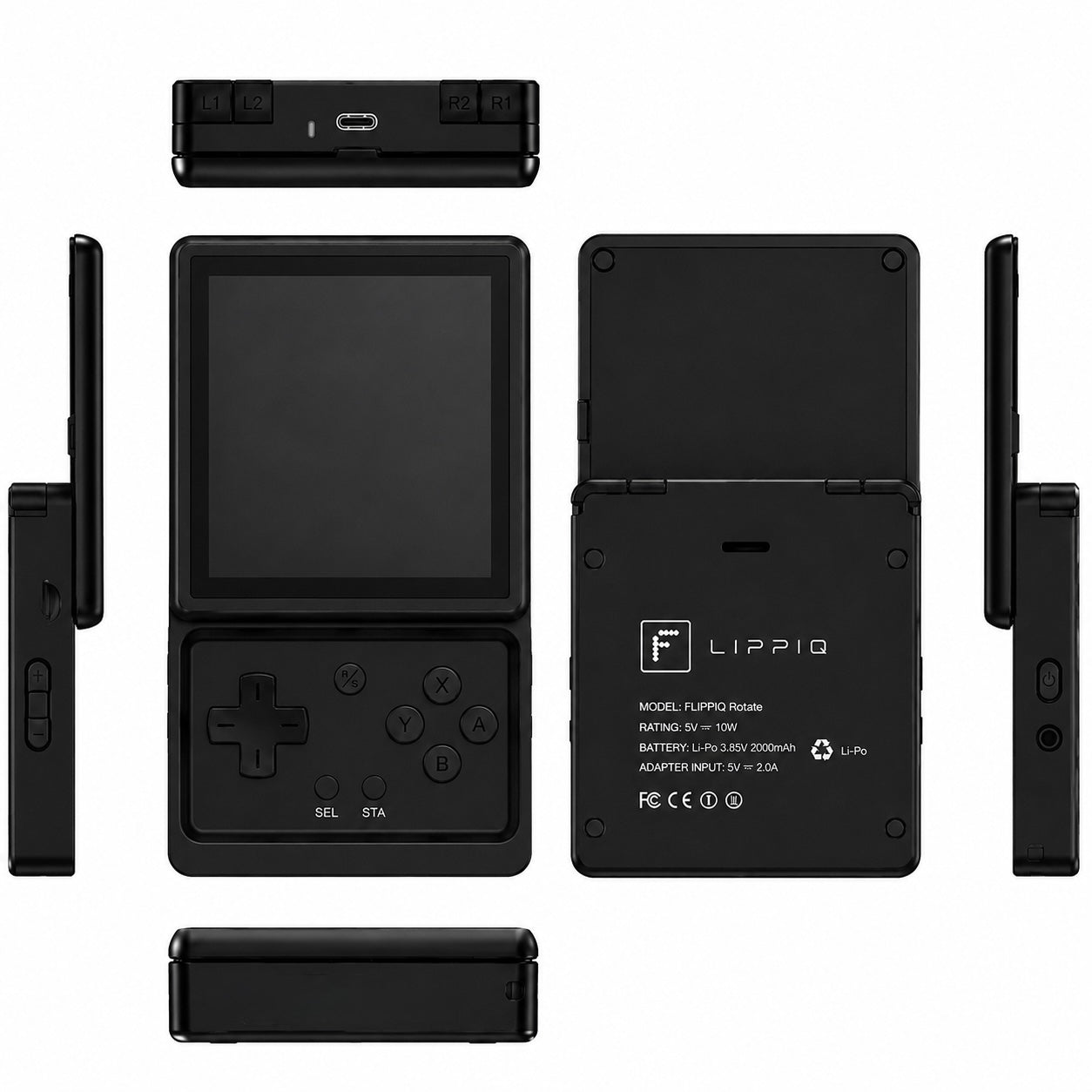Flippiq™ Flip Pro – Premium Retro Gaming Console
