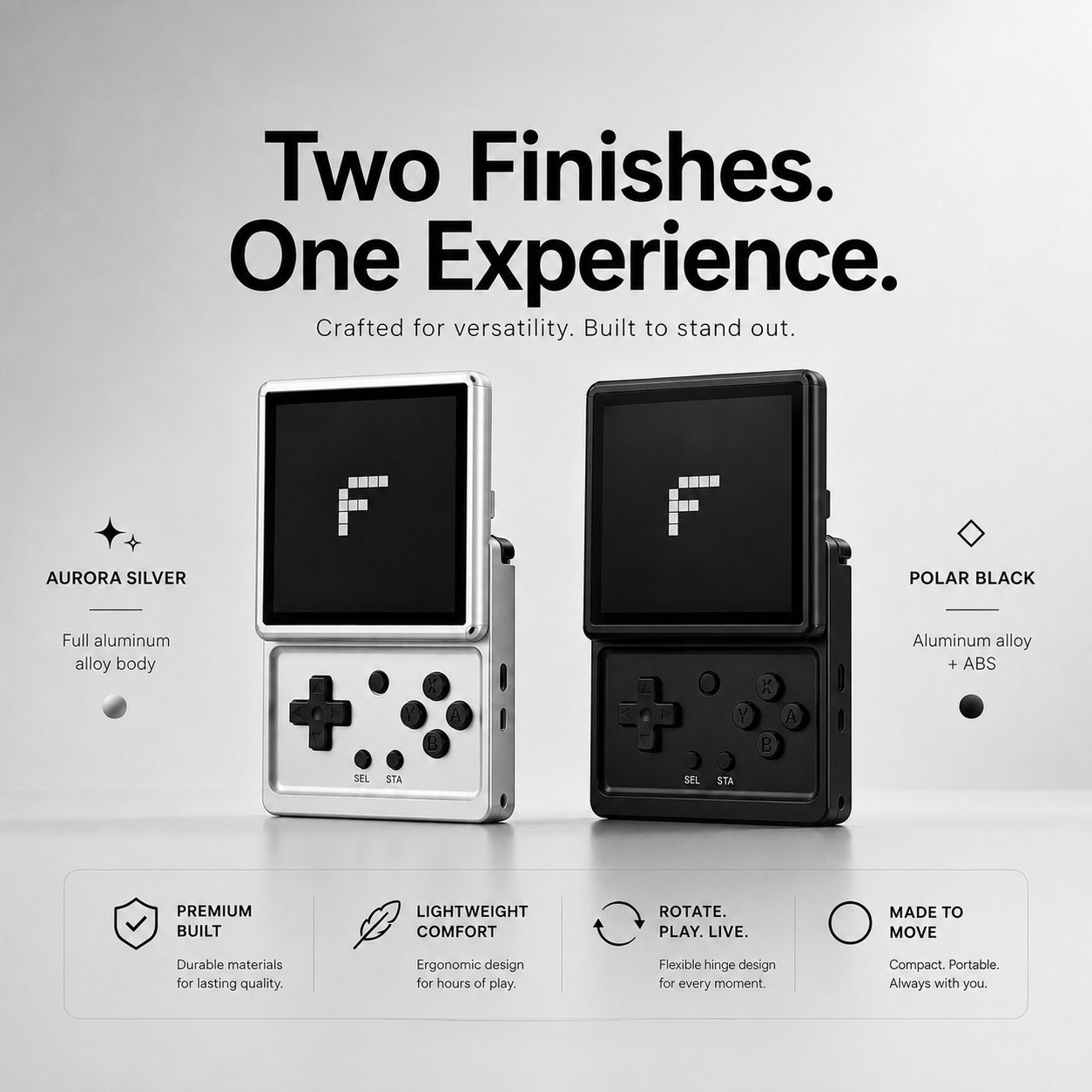 Flippiq™ Flip Pro – Premium Retro Gaming Console